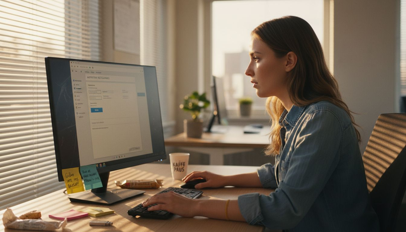 IT-specialist som installerar och konfigurerar ett automatiseringsverktyg
