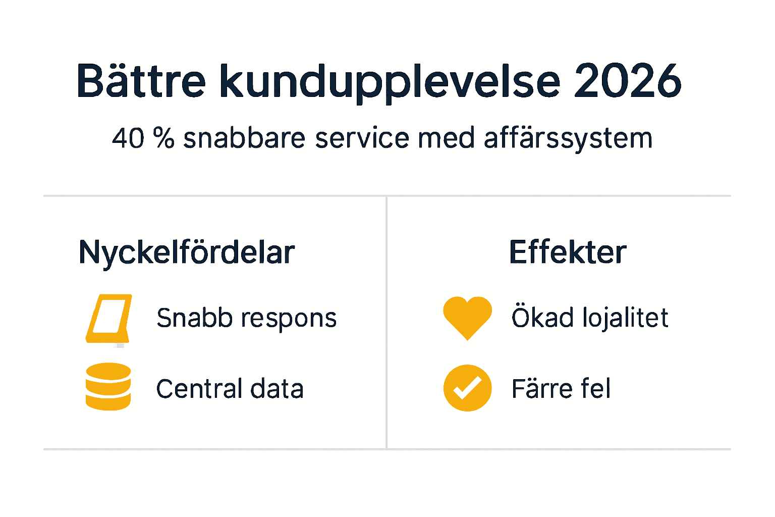 Så här kan affärssystem lyfta kundupplevelsen – en översikt i infografikform