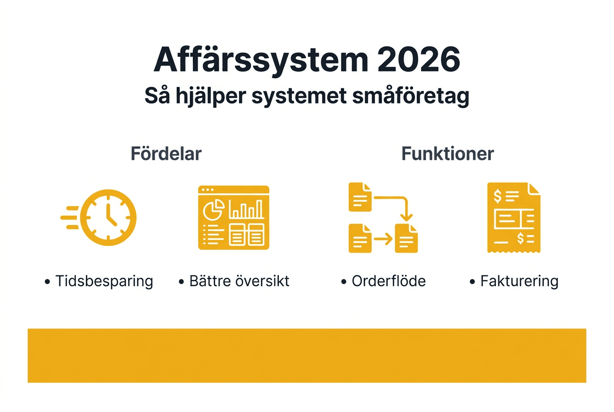 Visuell guide: Så hjälper affärssystem småföretag att växa