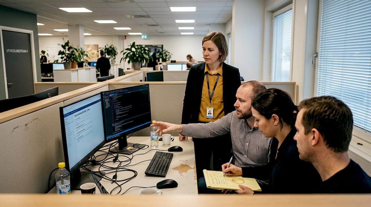 Teamet provar nu att införa ett digitalt verktyg stegvis