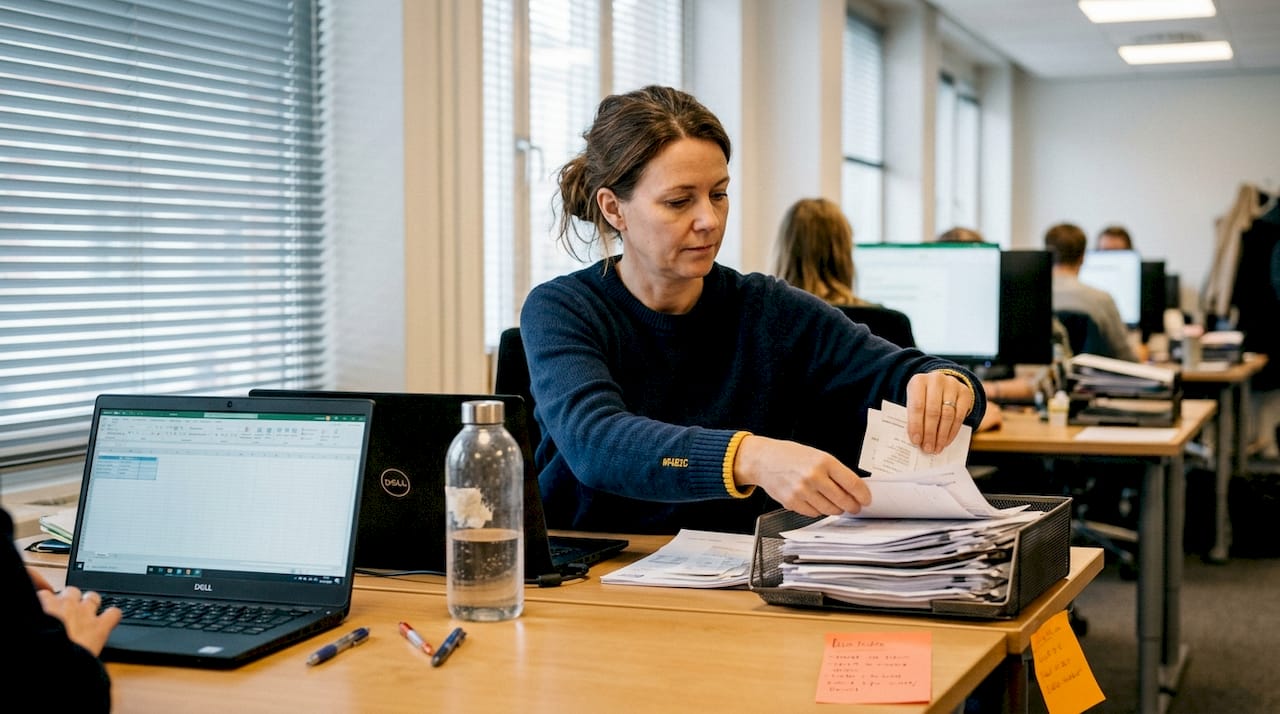 Som ekonomiassistent hanterar och organiserar man dagligen olika typer av fakturor.