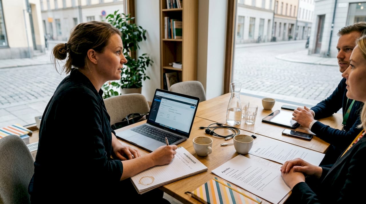 Samtal för småföretagare om digitala lösningar i vardagen