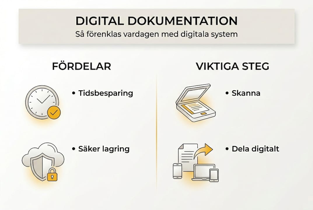 Infografik: Smidig digital dokumentation för små och medelstora företag