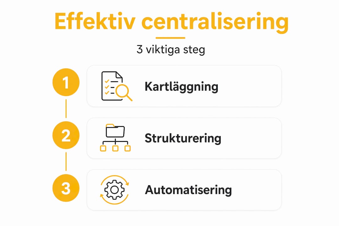 Så här hanterar du dokument – en guide i tre enkla steg