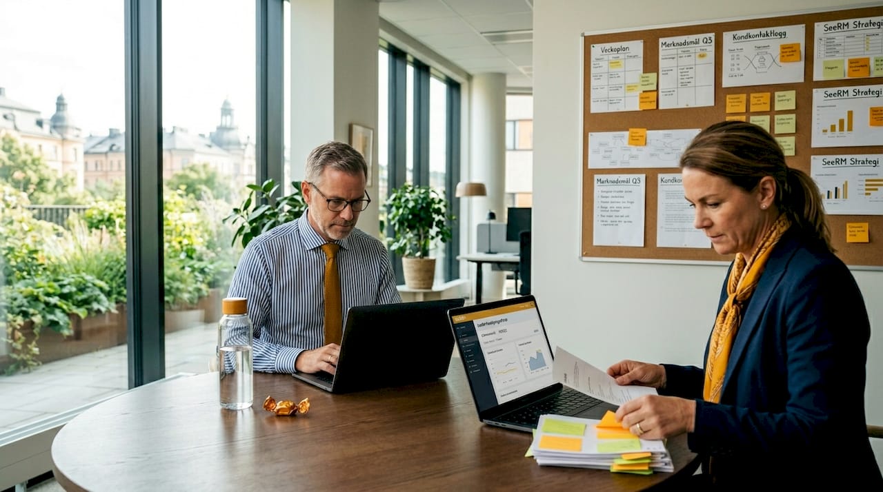 Säljteamet hanterar offertprocessen digitalt