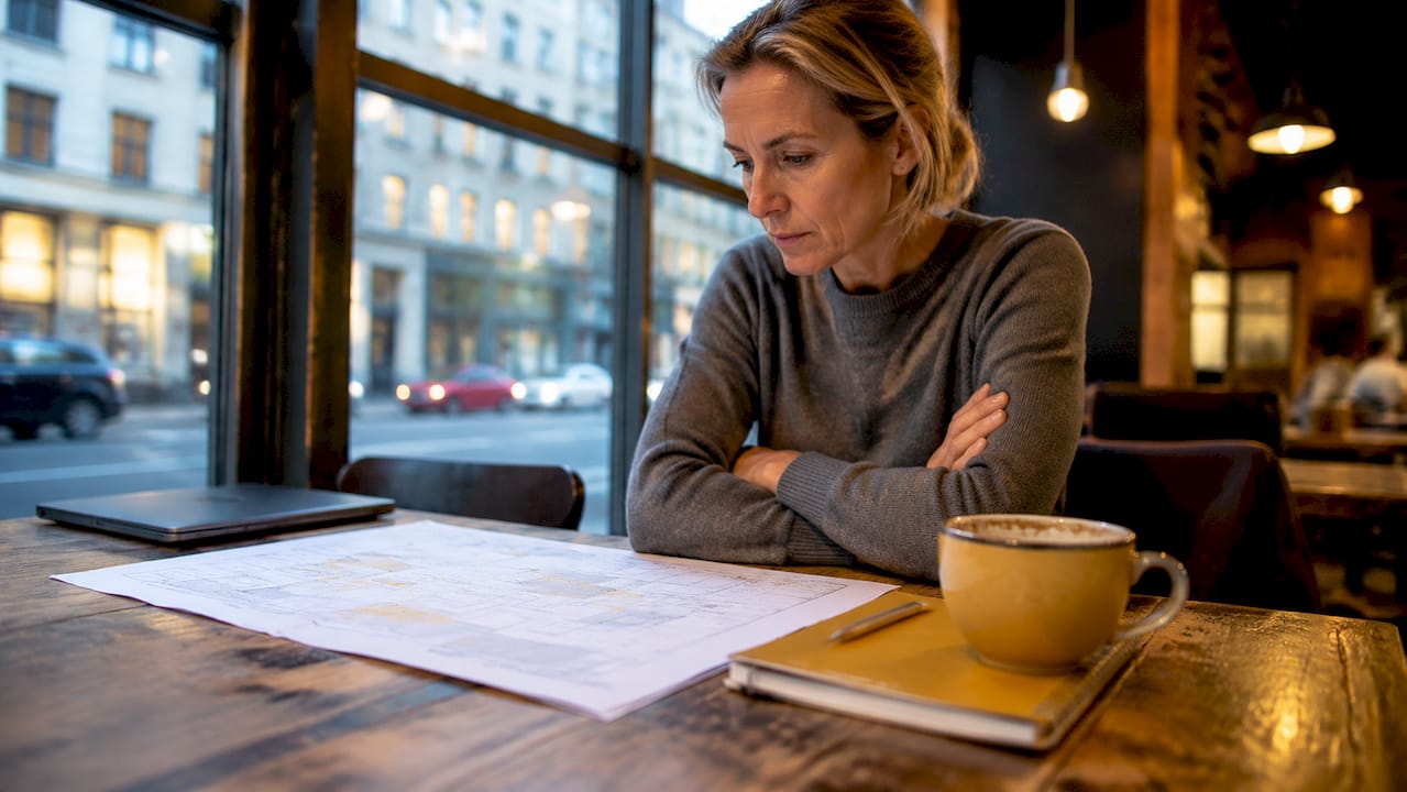 IT-projektledare som går igenom planer för systembyte
