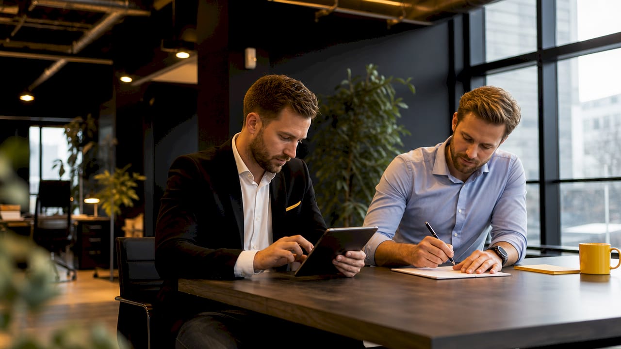 Säljteamen går igenom automatiska meddelanden från CRM-systemet