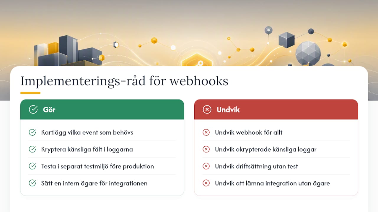 Best practices för implementering i svenska affärssystem — overview diagram