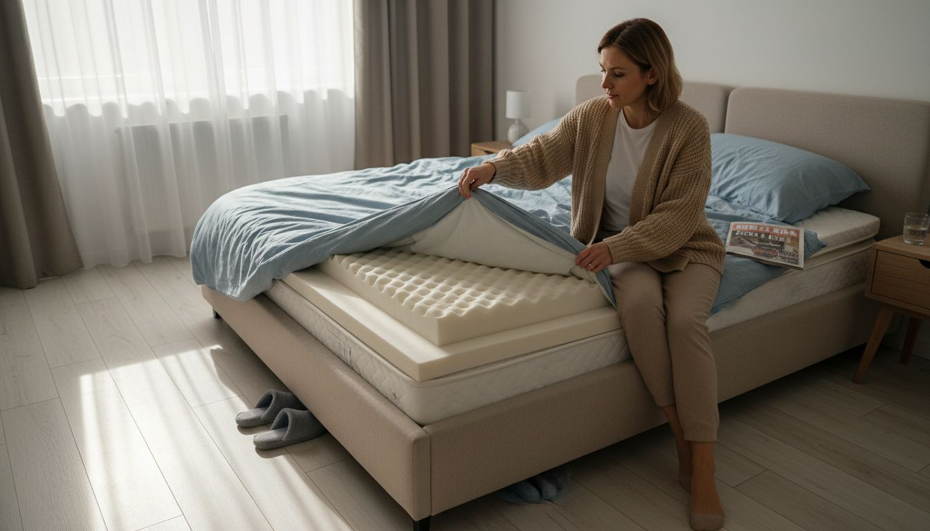 Акцент върху слоя Celliant в матрака