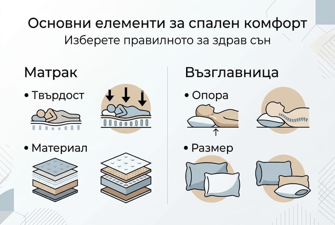Инфографика: Какво ни трябва за истински уютна спалня