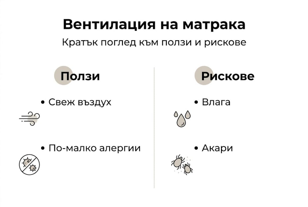 Инфографика: Какви са предимствата и потенциалните рискове при вентилацията