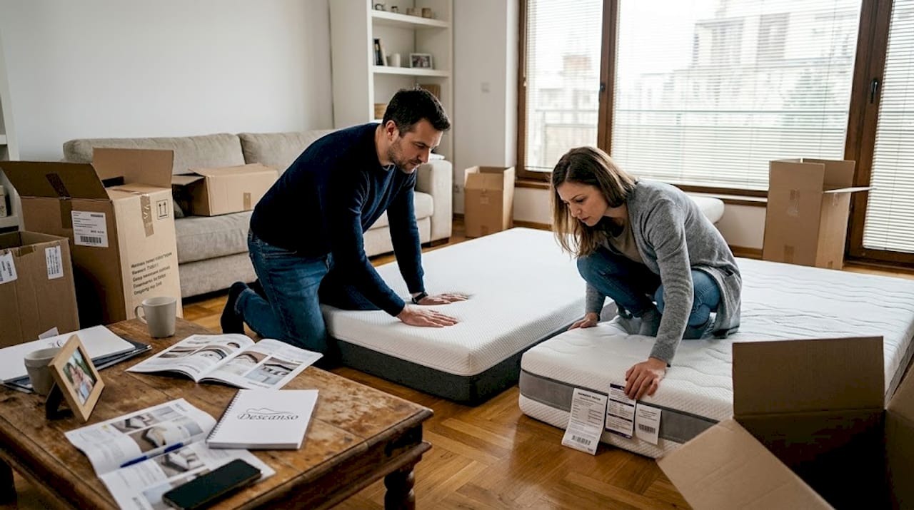 Два матрака на изпитание в хола – кое ще се окаже по-удобно?