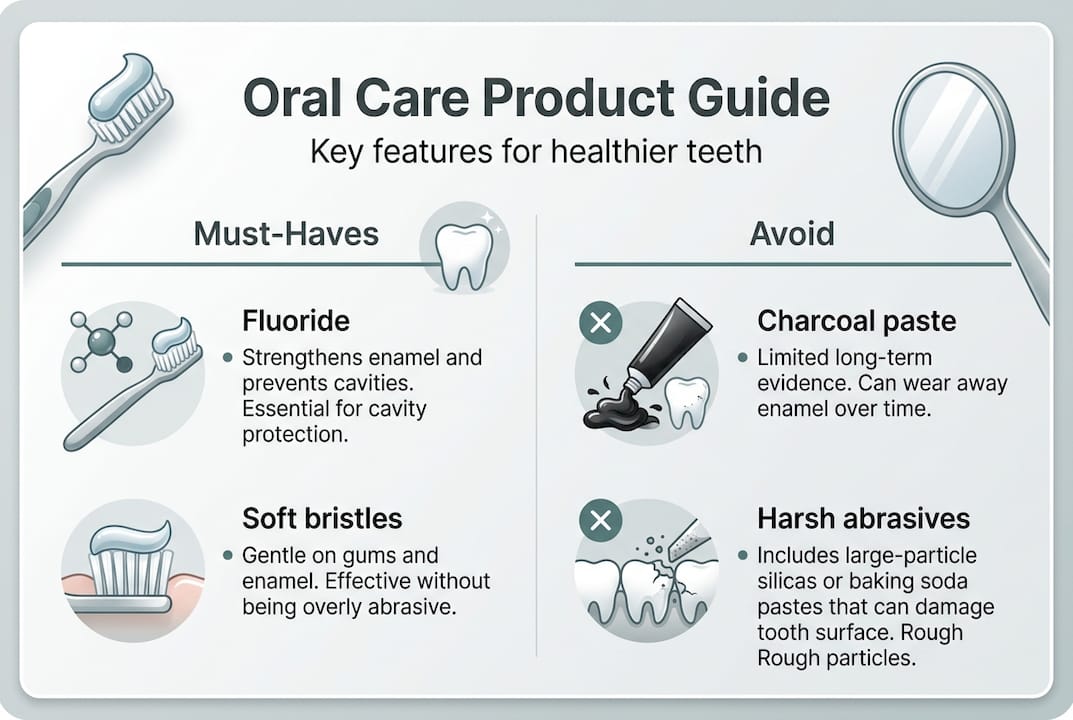 Infographic oral care essentials and pitfalls