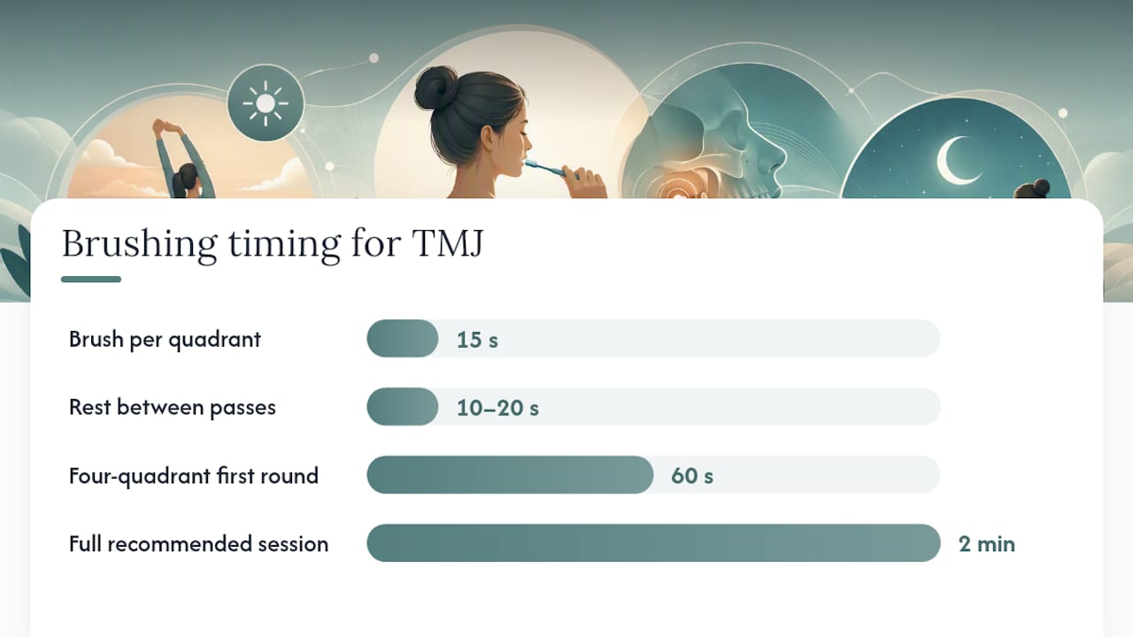 How Should You Brush Your Teeth With TMJ? — overview diagram