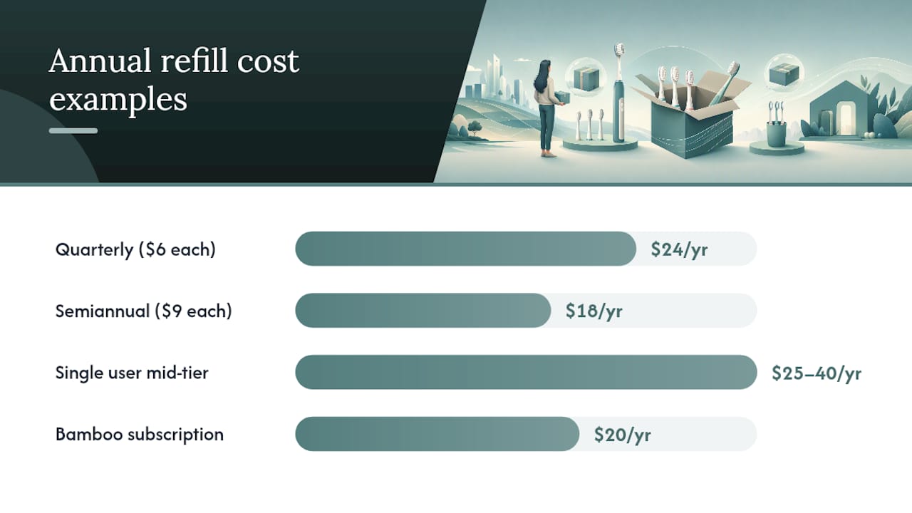 How Much Does a Toothbrush Subscription Cost? — overview diagram