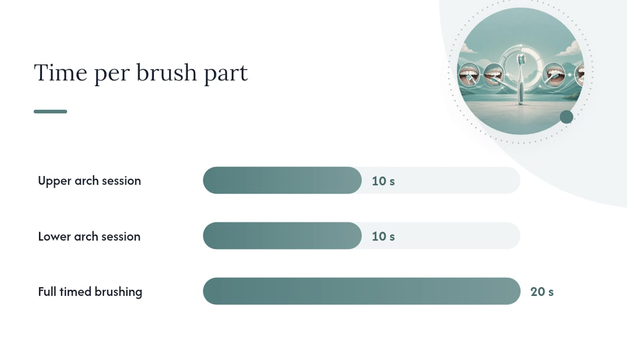 How to Use a 20-Second Toothbrush the Right Way — overview diagram