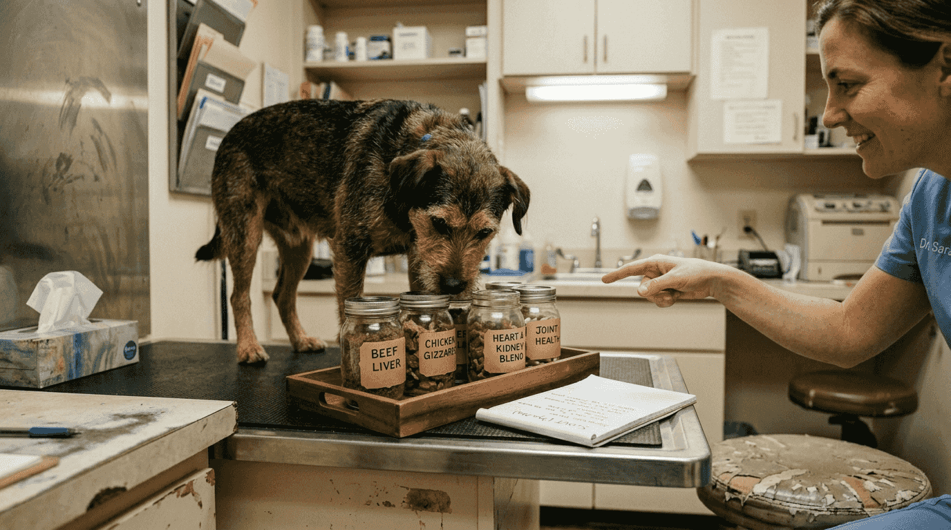 Vet introduces organ meat dog supplements