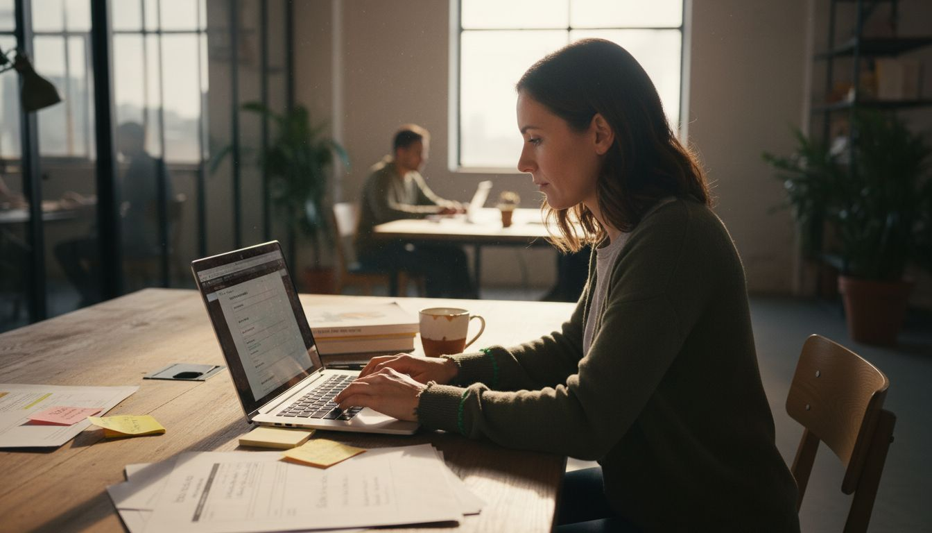 Marketer researching for B2B email personalization