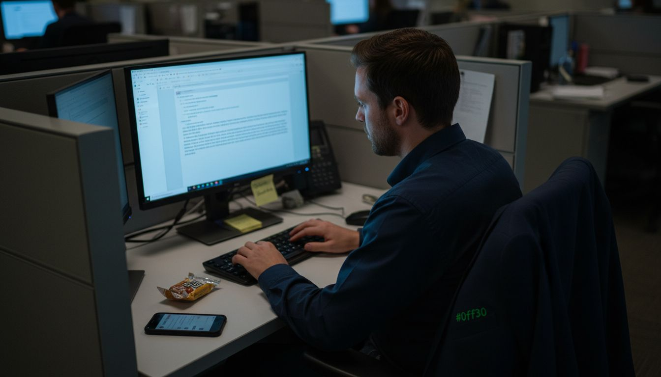 Sales manager drafting personalized outreach email