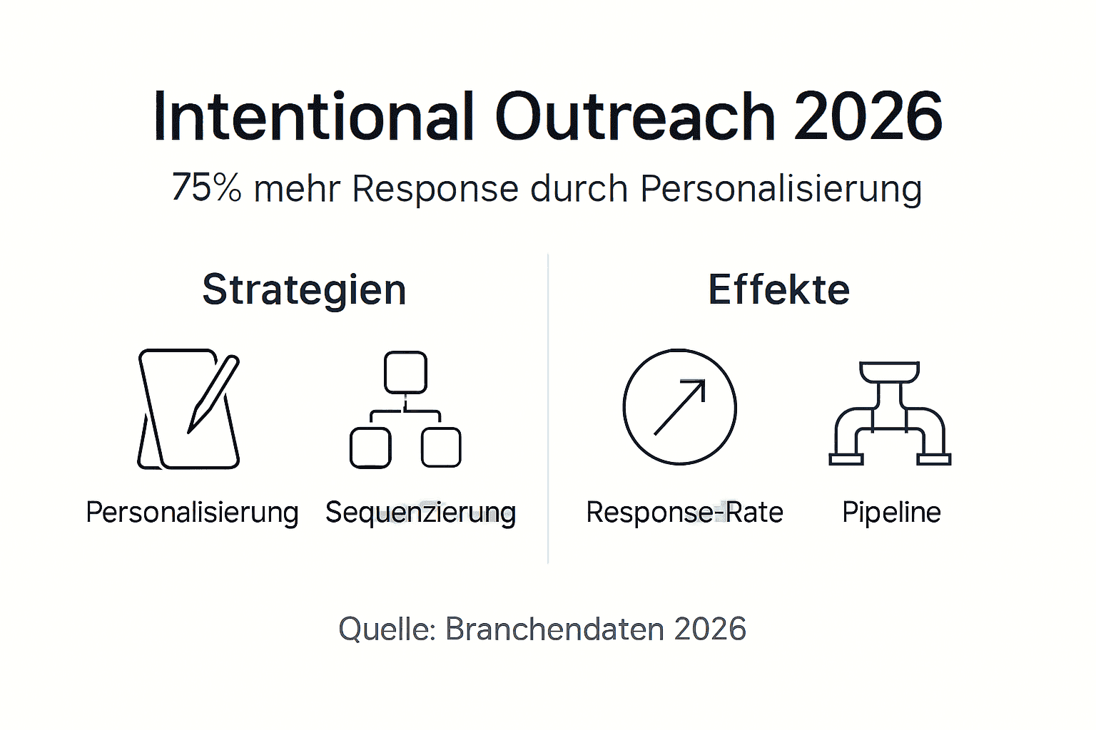 Infografik: Zielgerichtete Outreach-Strategien und ihre Wirkung