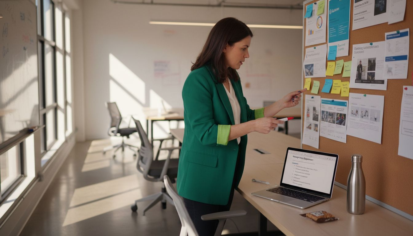 Manager aligning messaging with client priorities