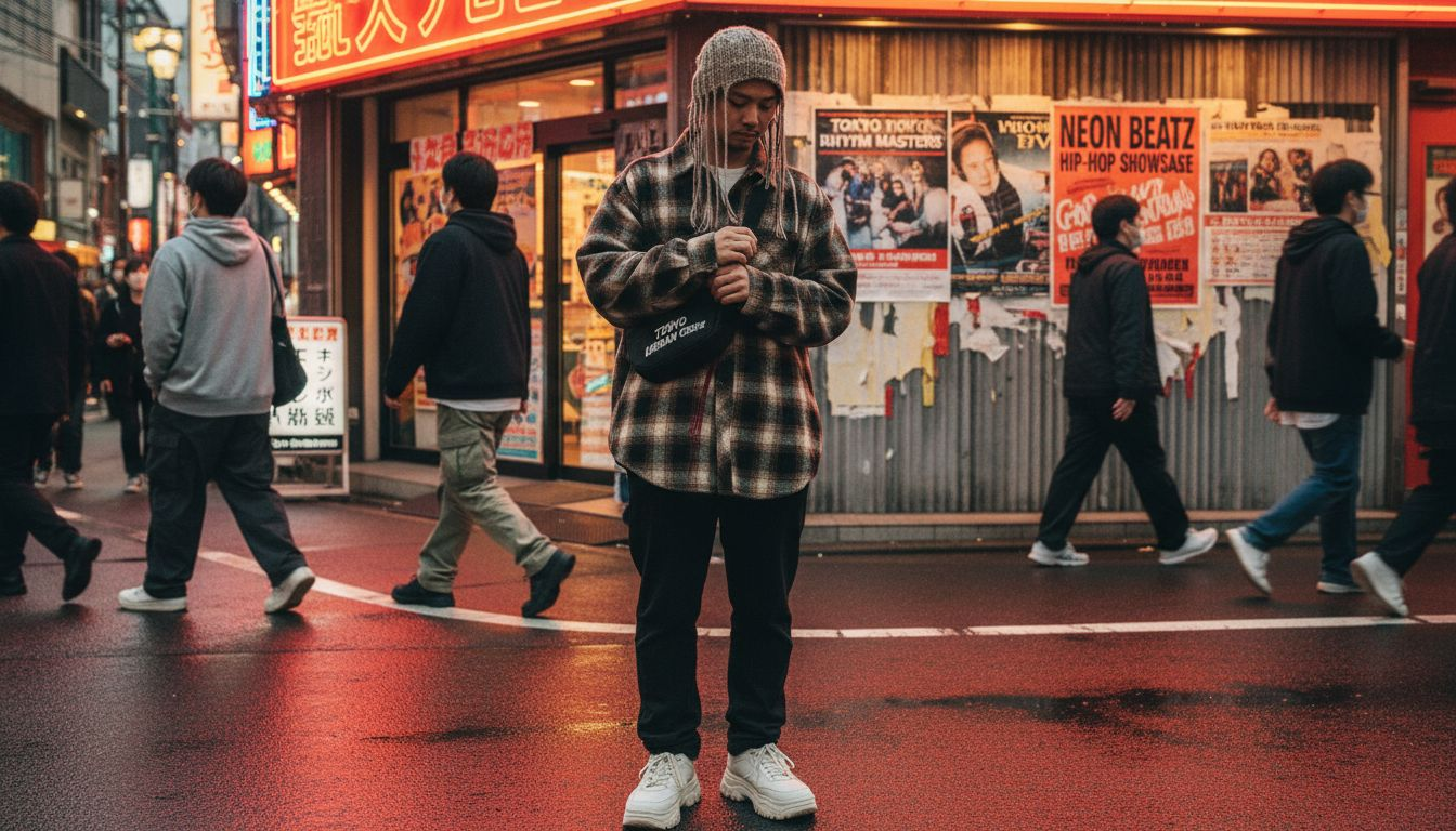 Streetwear styles in Tokyo urban scene
