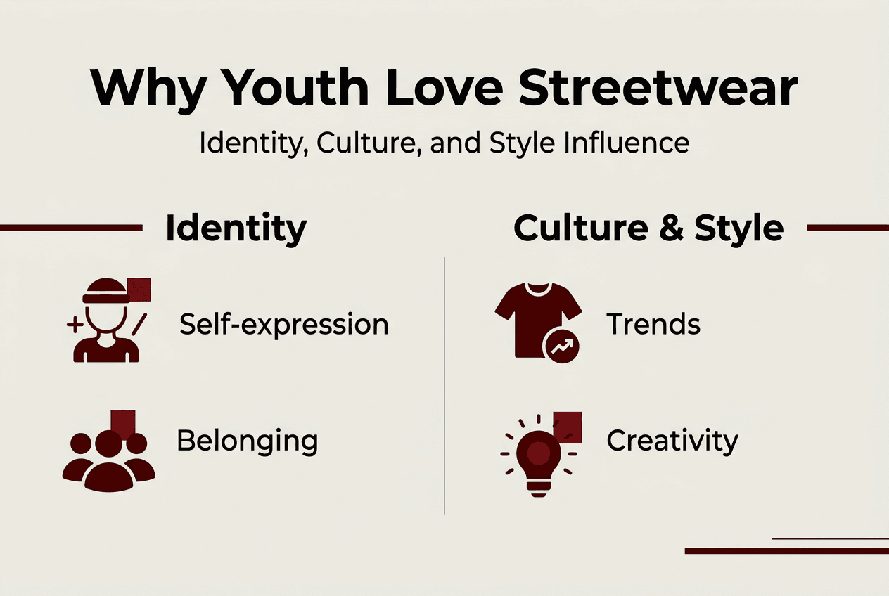 Infographic: why youth love streetwear key points