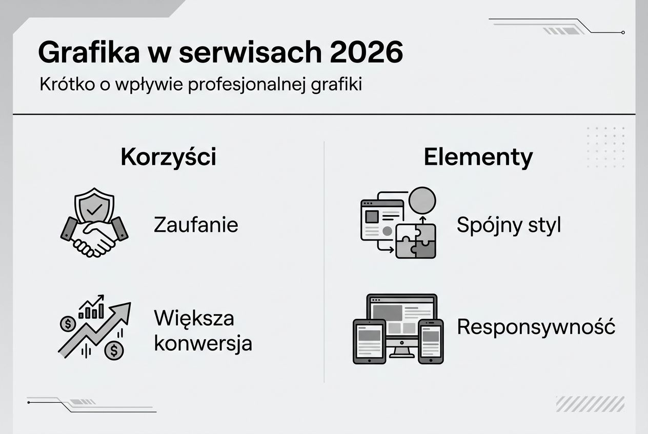 Infografika: Dlaczego grafika jest kluczowa w serwisach internetowych