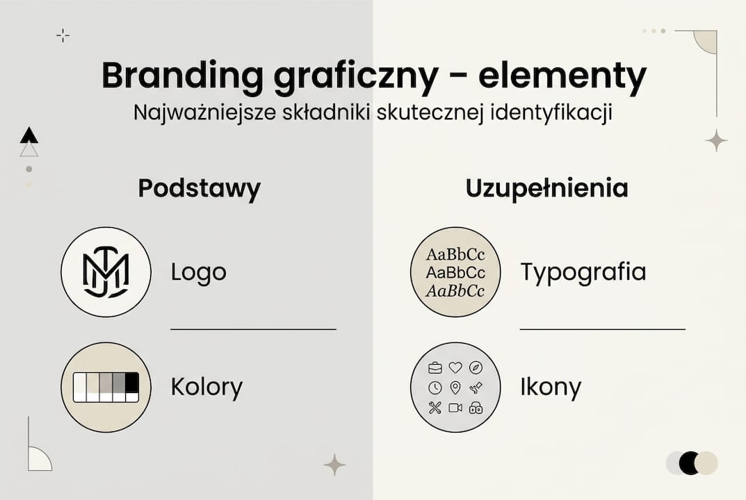 Infografika: najważniejsze składniki skutecznego brandingu wizualnego