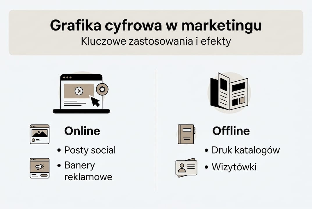 Infografika: jak grafika cyfrowa wspiera działania marketingowe
