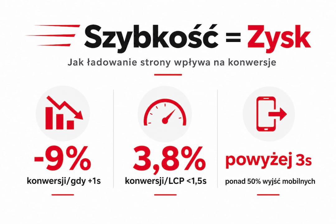 Infografika: Jak szybkość ładowania strony wpływa na liczbę dokonanych zakupów