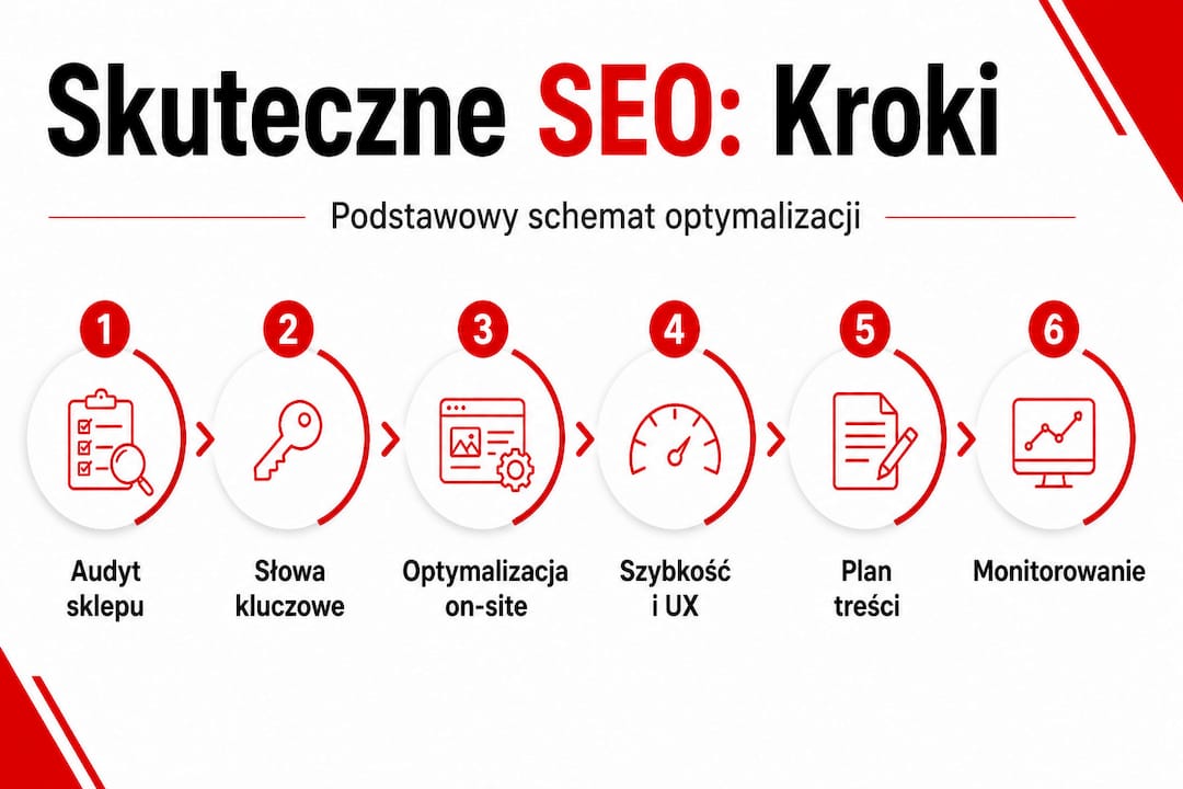 Infografika — jak wypromować sklep w Google: sprawdzone sposoby SEO