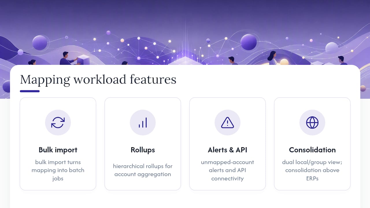 Finance mapping automation feature overview