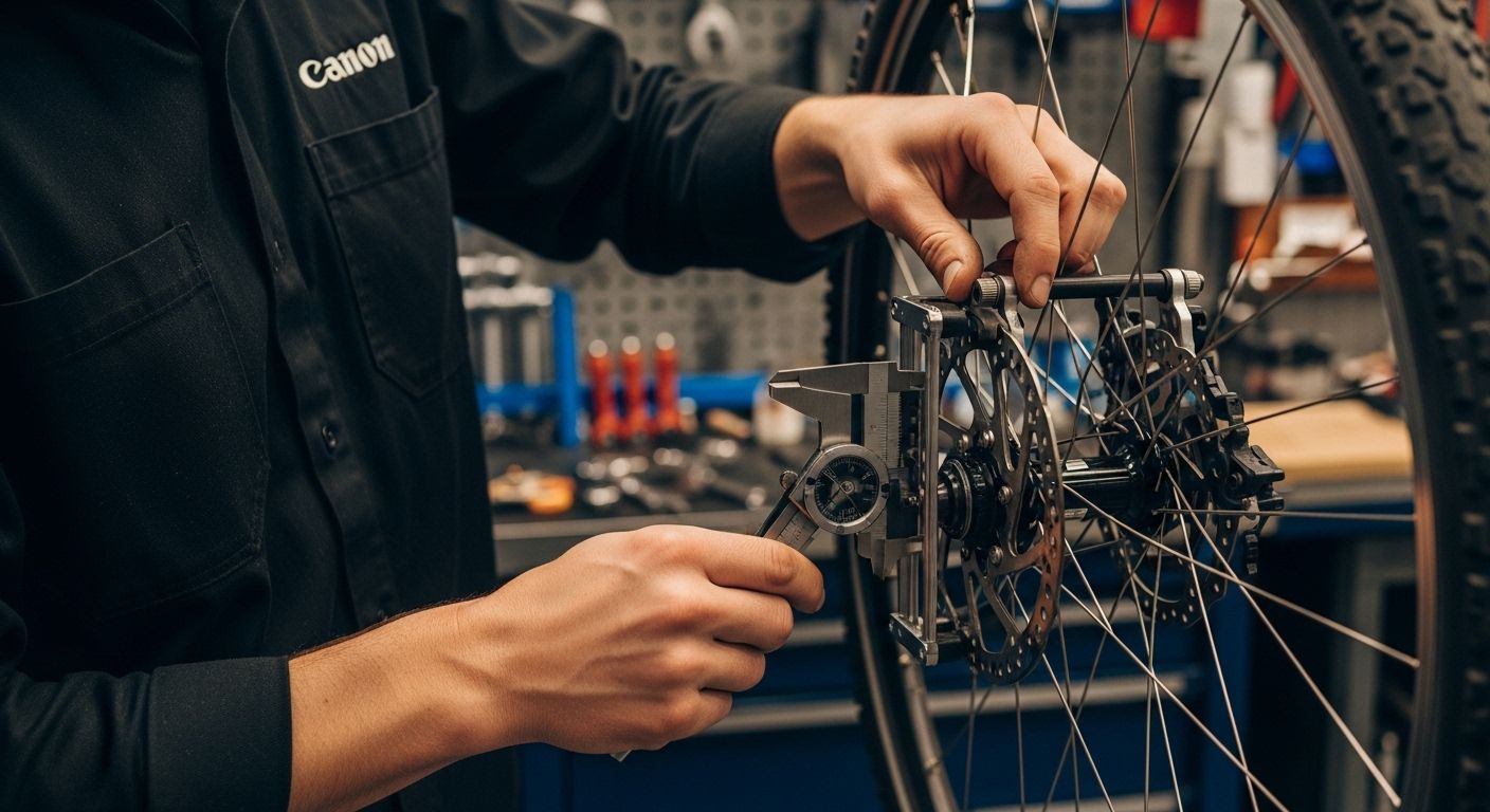 alinear pastillas freno bici