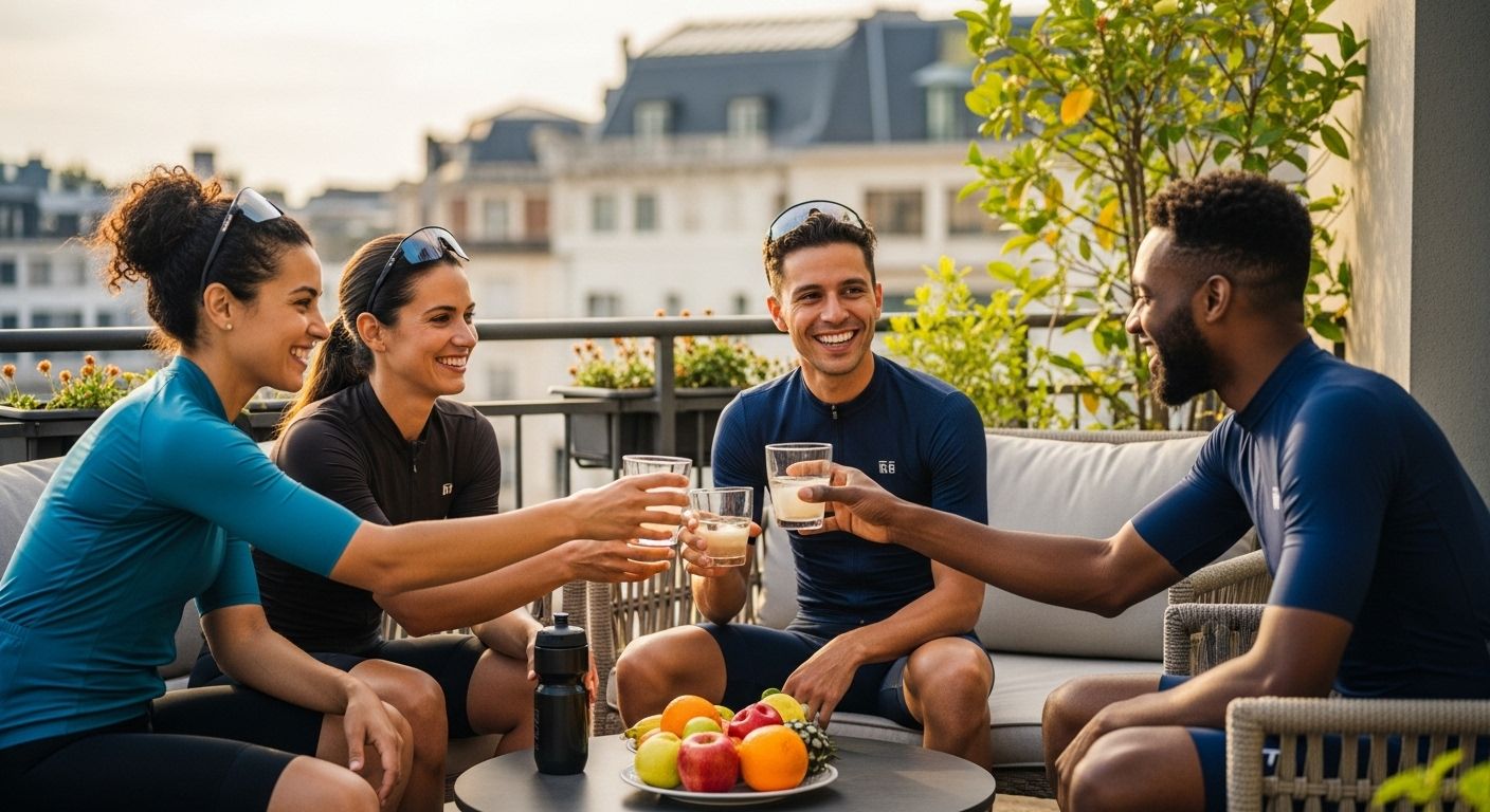 recuperación ciclistas descanso