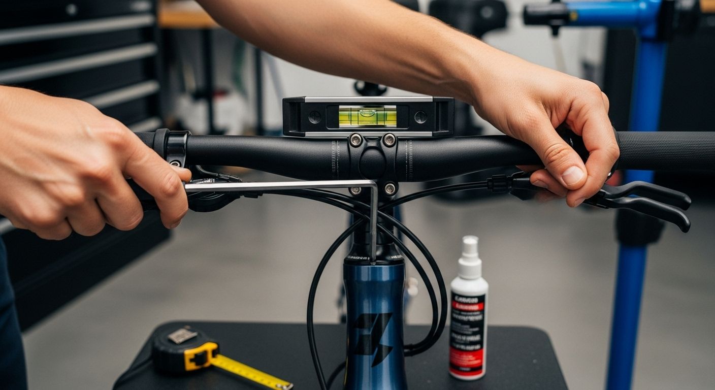 ajuste manillar bicicleta herramientas