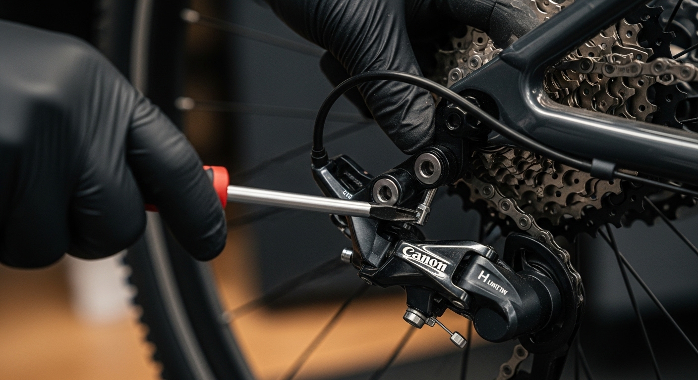 ajustar tornillo limitador cambio