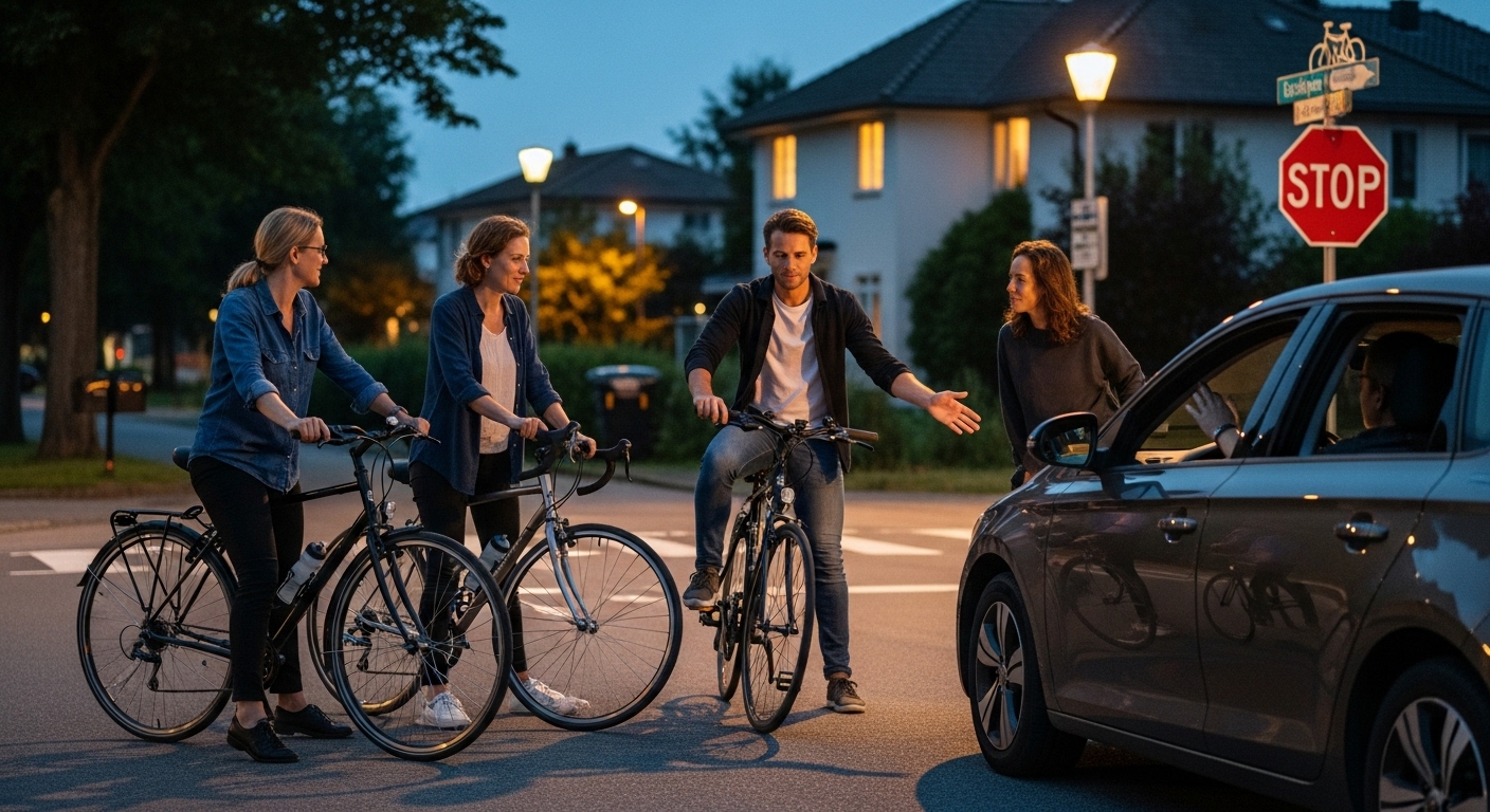 convivencia ciclistas peatones comunidad