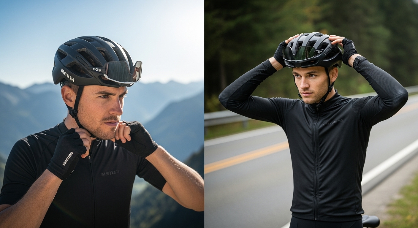 casco mtb carretera seguridad