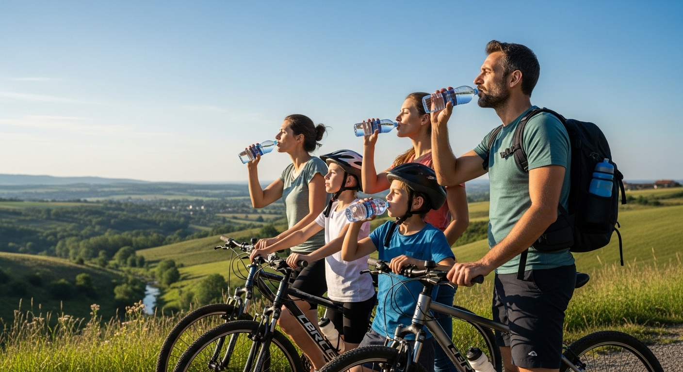 familia ciclismo salud