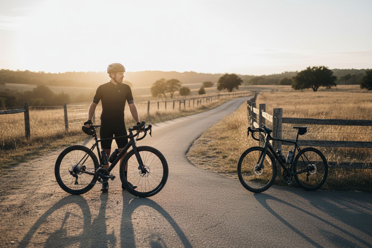 elección bicicleta gravel carretera