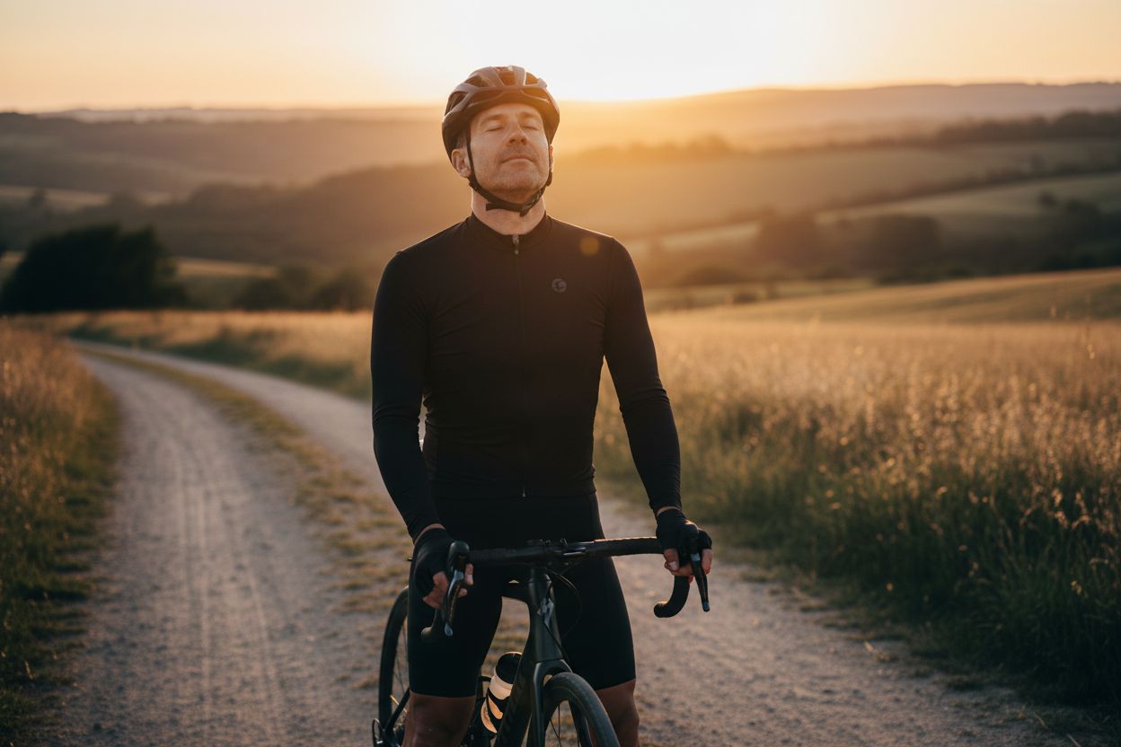 ciclista bienestar emocional rural