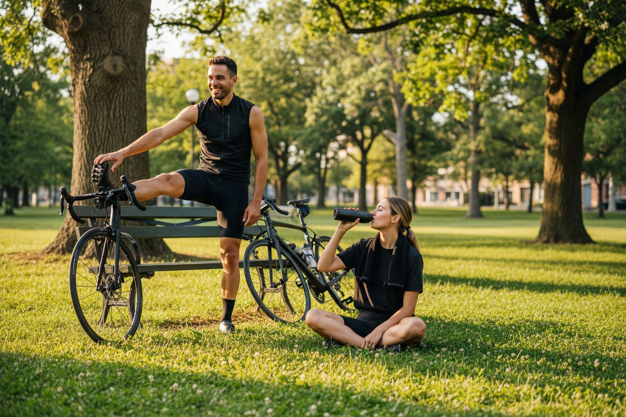 recuperación entrenamiento ciclistas