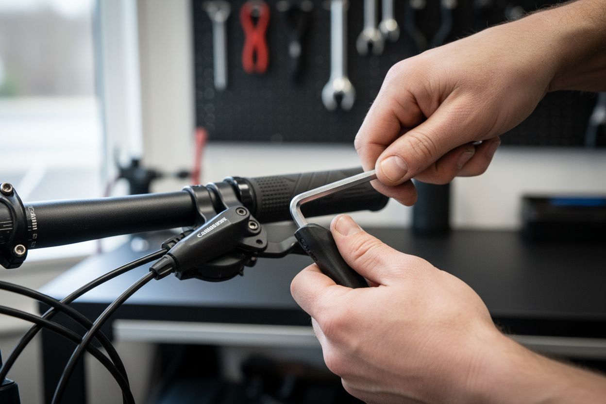 ajustar palanca freno bicicleta