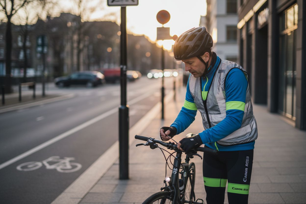 equipamiento ciclista visibilidad