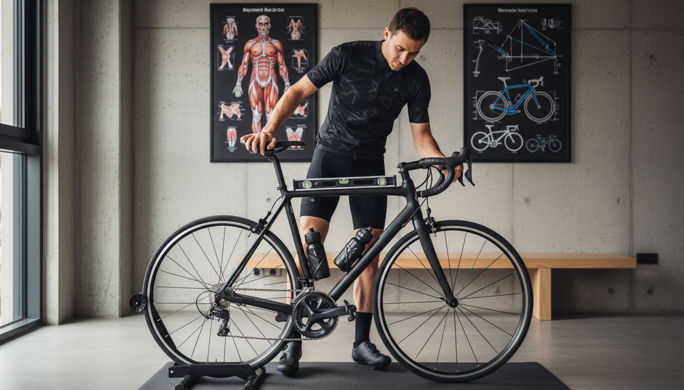 verificar altura sillin bicicleta