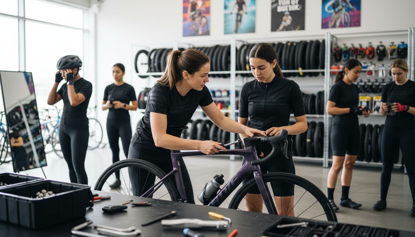 ajuste bicicleta mujer