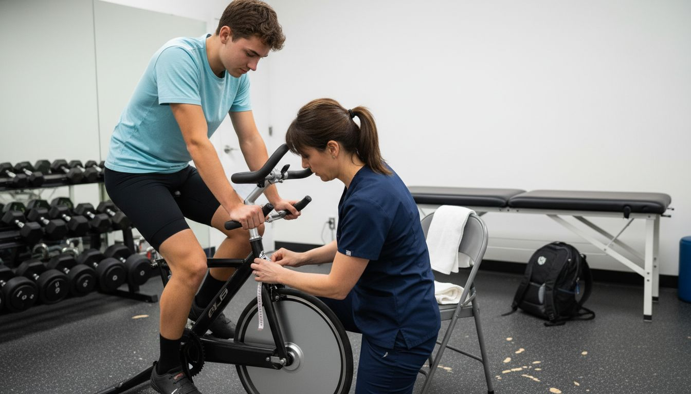 Análisis biomecánico para ciclistas durante las sesiones de entrenamiento