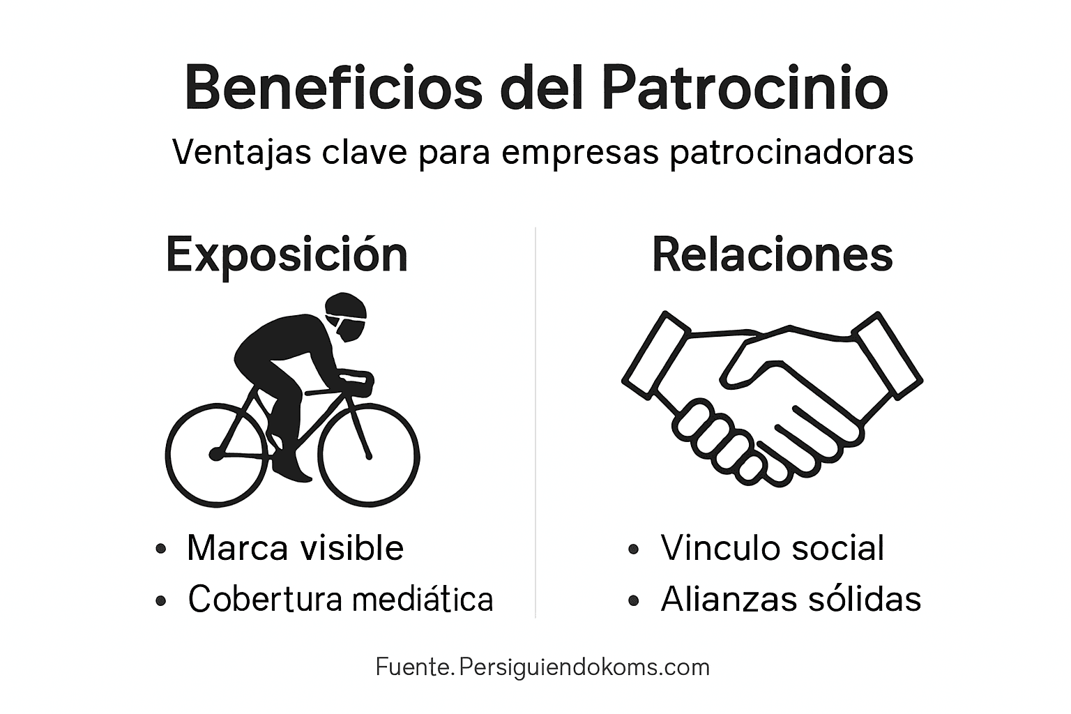 Infografía: ventajas de ser patrocinador en el ciclismo profesional