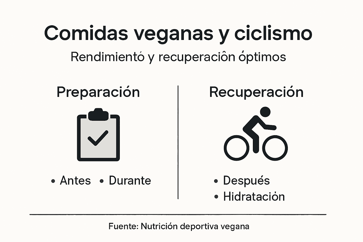 Guía visual para organizar una alimentación vegana equilibrada